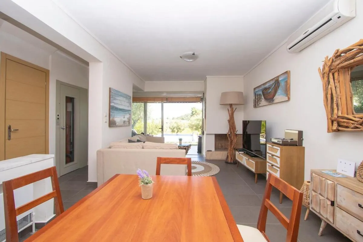 Md Pool Villa In Chroussos By Halkidiki Villas Paliouri