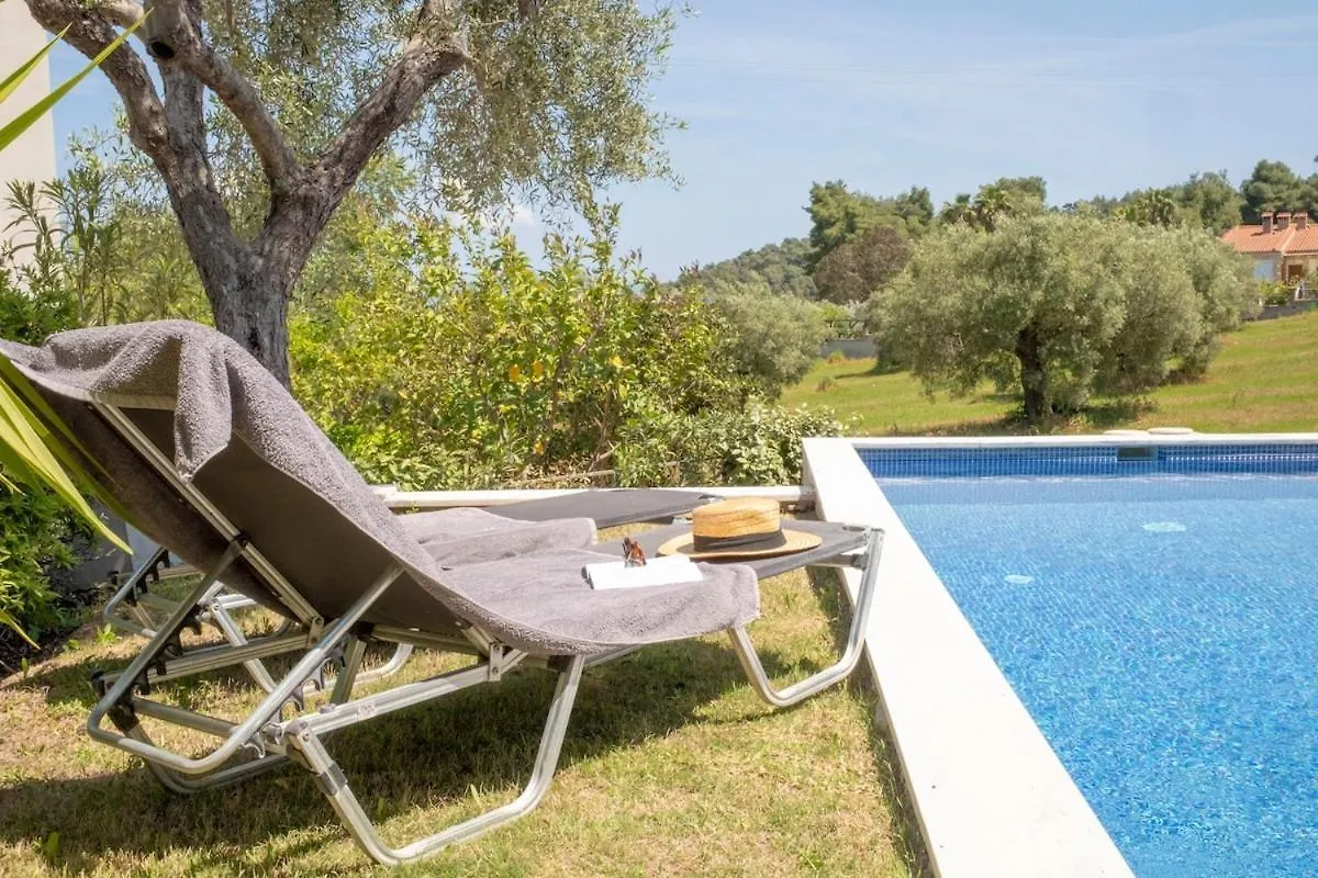Md Pool Villa In Chroussos By Halkidiki Villas Paliouri